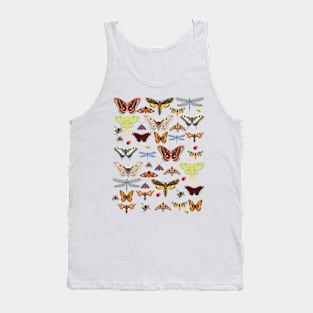 Vintage Butterfly Art Natures Pollinators Tank Top